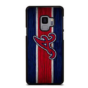 ATLANTA BRAVES MLB LOGO STRIPS Samsung Galaxy S9 Case ATLANTA BRAVES MLB LOGO STRIPS Samsung Galaxy S9 Case