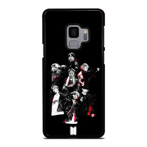 BTS BANGTAN BOYS BLACK Samsung Galaxy S9 Case BTS BANGTAN BOYS BLACK Samsung Galaxy S9 Case