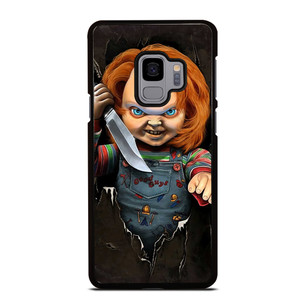 CHUCKY SCARY DOLL KNIFE Samsung Galaxy S9 Case