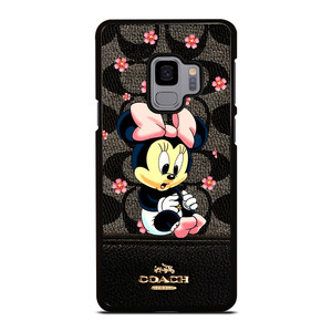 COACH NEW YORK LOGO BABY MINNIE MOUSE Samsung Galaxy S9 Case COACH NEW YORK LOGO BABY MINNIE MOUSE Samsung Galaxy S9 Case