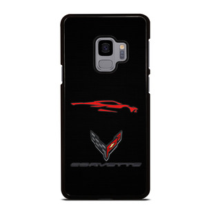 CORVETTE STINGRAY C8 CAR LOGO Samsung Galaxy S9 Case