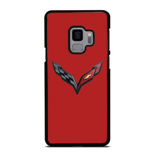 CORVETTE STINGRAY CHEVY RED Samsung Galaxy S9 Case