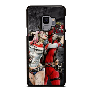 DEADPOOL HARLEY QUINN ART LOVE Samsung Galaxy S9 Case DEADPOOL HARLEY QUINN ART LOVE Samsung Galaxy S9 Case