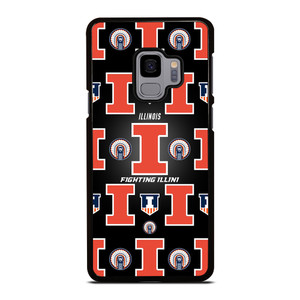 ILLINOIS FIGHTING ILLINI LOGO Samsung Galaxy S9 Case ILLINOIS FIGHTING ILLINI LOGO Samsung Galaxy S9 Case