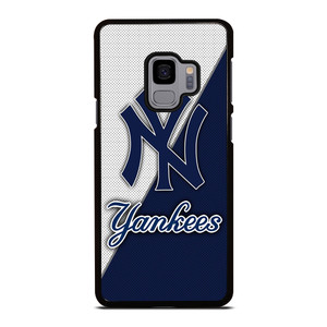 NEW YORK YANKEES WHITE BLUE Samsung Galaxy S9 Case NEW YORK YANKEES WHITE BLUE Samsung Galaxy S9 Case