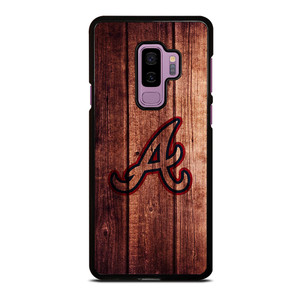ATLANTA BRAVES LOGO WOOD INITIAL Samsung Galaxy S9 Plus Case ATLANTA BRAVES LOGO WOOD INITIAL Samsung Galaxy S9 Plus Case