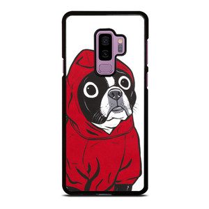 BOSTON TERRIER IN A RED HOODIE Samsung Galaxy S9 Plus Case BOSTON TERRIER IN A RED HOODIE Samsung Galaxy S9 Plus Case