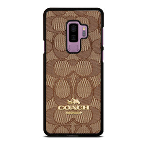 COACH NEW YORK PATTERN BROWN Samsung Galaxy S9 Plus Case