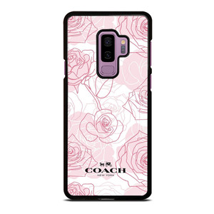 COACH NEW YORK PINK ROSES Samsung Galaxy S9 Plus Case COACH NEW YORK PINK ROSES Samsung Galaxy S9 Plus Case