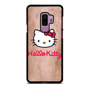 HELLO KITTY FACE WOOD Samsung Galaxy S9 Plus Case