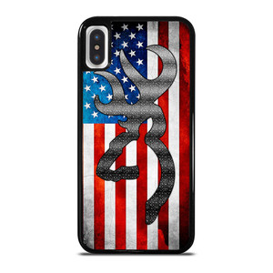 BROWNING CAMO AMERICAN FLAG iPhone X / XS Case BROWNING CAMO AMERICAN FLAG iPhone X / XS Case