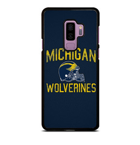 MICHIGAN WOLVERINES FOOTBALL HELMET Samsung Galaxy S9 Plus Case MICHIGAN WOLVERINES FOOTBALL HELMET Samsung Galaxy S9 Plus Case