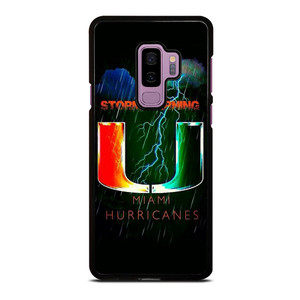 UM MIAMI HURRICANES NFL THUNDER Samsung Galaxy S9 Plus Case
