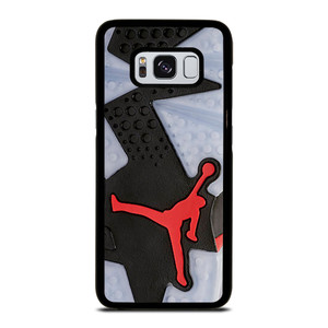 AIR JORDAN BLACK RED SOLE Samsung Galaxy S8 Case AIR JORDAN BLACK RED SOLE Samsung Galaxy S8 Case
