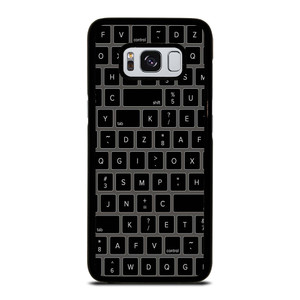BLACK KEYBOARD PATTERN Samsung Galaxy S8 Case BLACK KEYBOARD PATTERN Samsung Galaxy S8 Case