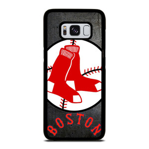 BOSTON RED SOX BASEBALL METAL LOGO Samsung Galaxy S8 Case BOSTON RED SOX BASEBALL METAL LOGO Samsung Galaxy S8 Case
