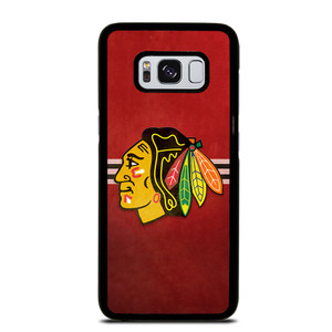 CHICAGO BLACK HAWKS RED LOGO Samsung Galaxy S8 Case