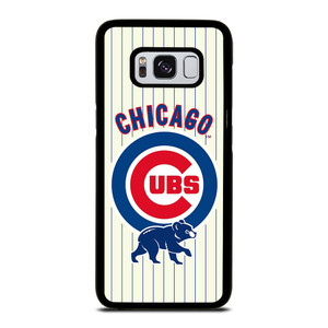 CHICAGO CUBS BASEBALL STRIPES LOGO Samsung Galaxy S8 Case CHICAGO CUBS BASEBALL STRIPES LOGO Samsung Galaxy S8 Case