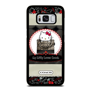 COACH NEW YORK HELLO KITTY BLACK Samsung Galaxy S8 Case COACH NEW YORK HELLO KITTY BLACK Samsung Galaxy S8 Case