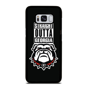 GEORGIA BULLDOGS UGA STRAIGHT OUTTA Samsung Galaxy S8 Case
