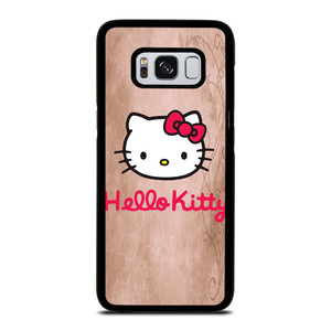 HELLO KITTY FACE WOOD Samsung Galaxy S8 Case