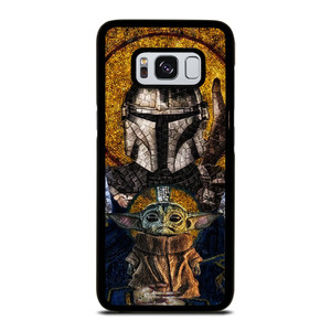 MANDALORIAN AND BABY YODA STAR WARS ART Samsung Galaxy S8 Case