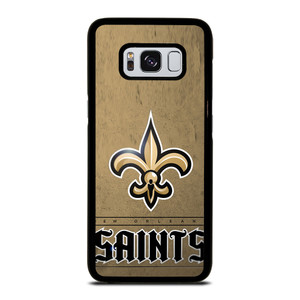 NEW ORLEANS SAINTS LOGO AND BACKGROUND Samsung Galaxy S8 Case NEW ORLEANS SAINTS LOGO AND BACKGROUND Samsung Galaxy S8 Case