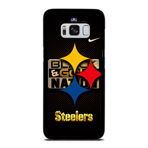PITTSBURGH STEELERS BLACK AND GO NATION Samsung Galaxy S8 Case