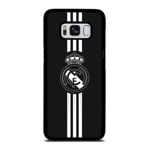REAL MADRID FC LOGO BLACK WHITE Samsung Galaxy S8 Case