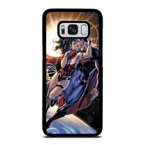 SUPERMAN KISSING WONDER WOMAN Samsung Galaxy S8 Case SUPERMAN KISSING WONDER WOMAN Samsung Galaxy S8 Case