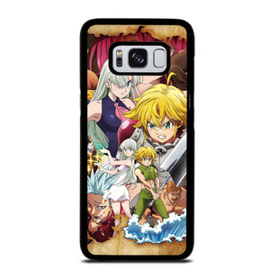 THE SEVEN DEADLY SINS MELIODAS AND FRIENDS Samsung Galaxy S8 Case THE SEVEN DEADLY SINS MELIODAS AND FRIENDS Samsung Galaxy S8 Case