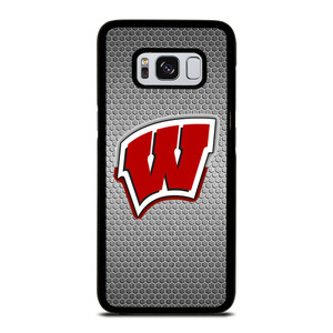 WISCONSIN BADGER EMBLEM Samsung Galaxy S8 Case WISCONSIN BADGER EMBLEM Samsung Galaxy S8 Case