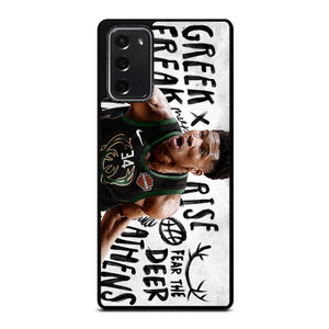GIANNIS ANTETOKOUNMPO MILWAUKEE BUCKS WALLPAPER Samsung Galaxy Note 20 Case