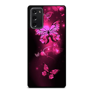PURPLE BITTERFLY PINK Samsung Galaxy Note 20 Case