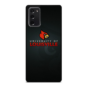 UNIVERSITY OF LOUISVILLE CARDINALS FOOTBALL LOGO MASCOT Samsung Galaxy Note 20 Case