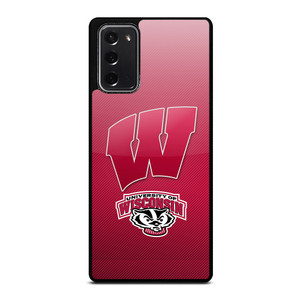 WISCONSIN BADGER LOGO UNIVERSITY FOOTBALL TEAM Samsung Galaxy Note 20 Case