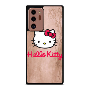 HELLO KITTY FACE WOOD Samsung Galaxy Note 20 Ultra Case
