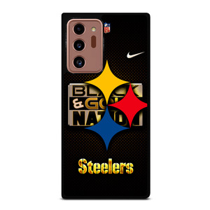 PITTSBURGH STEELERS BLACK AND GO NATION Samsung Galaxy Note 20 Ultra Case