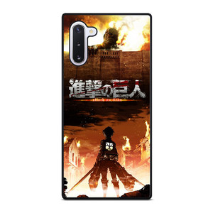 ATTACK ON TITAN COVER ANIME Samsung Galaxy Note 10 Case ATTACK ON TITAN COVER ANIME Samsung Galaxy Note 10 Case