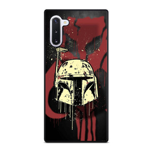 BOBA FETT HELMET STAR WARS ART Samsung Galaxy Note 10 Case