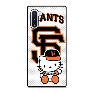SAN FRANCISCO GIANTS MLB HELLO KITTY Samsung Galaxy Note 10 Case SAN FRANCISCO GIANTS MLB HELLO KITTY Samsung Galaxy Note 10 Case