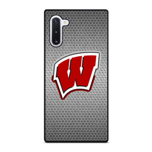 WISCONSIN BADGER EMBLEM Samsung Galaxy Note 10 Case WISCONSIN BADGER EMBLEM Samsung Galaxy Note 10 Case