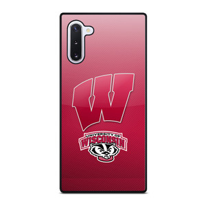 WISCONSIN BADGER LOGO UNIVERSITY FOOTBALL TEAM Samsung Galaxy Note 10 Case