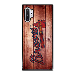 ATLANTA BRAVES BASEBALL WOOD Samsung Galaxy Note 10 Plus Case