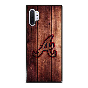 ATLANTA BRAVES LOGO WOOD INITIAL Samsung Galaxy Note 10 Plus Case