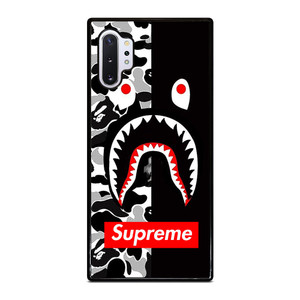 BAPE SHARK SUPREME CAMO BLACK Samsung Galaxy Note 10 Plus Case BAPE SHARK SUPREME CAMO BLACK Samsung Galaxy Note 10 Plus Case