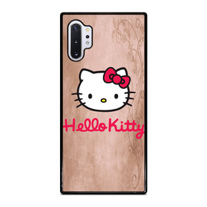 HELLO KITTY FACE WOOD Samsung Galaxy Note 10 Plus Case