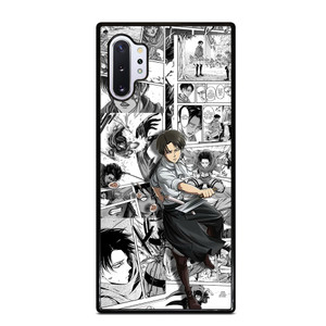 LEVI ACKERMAN ATTACK ON TITAN MANGA CARTOON Samsung Galaxy Note 10 Plus Case