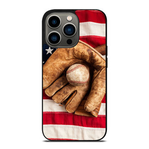 BASEBALL GLOVE AMERICAN FLAG iPhone 13 Pro Case BASEBALL GLOVE AMERICAN FLAG iPhone 13 Pro Case