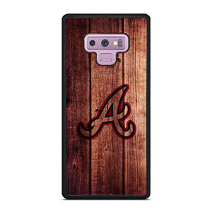 ATLANTA BRAVES LOGO WOOD INITIAL Samsung Galaxy Note 9 Case